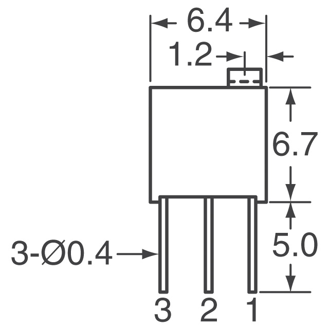 PV37W204C01B00 Bourns Inc.  Trimmer Potentiometers